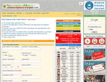 Tablet Screenshot of iranianvisa.com